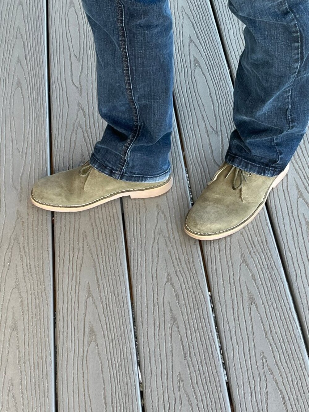 Men's Made in Spain, Suede, Fleece lined, Chukka Shoes, Size 9